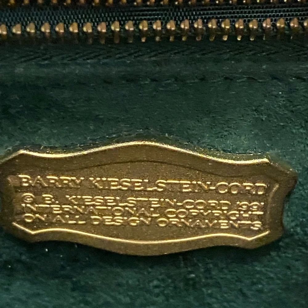 Barry Kieselstein-Cord  cream colored leather shoulder bag signature Alligator - Picture 15 of 16